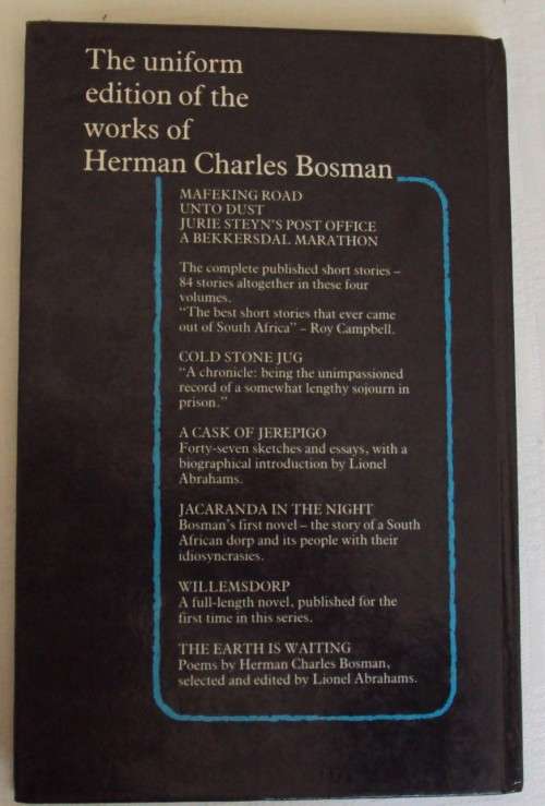 Selection Stories Herman Charles Bosman