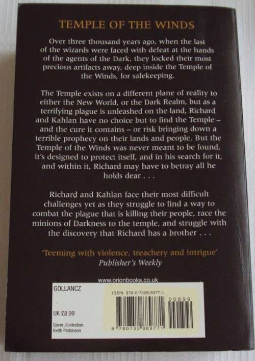 Temple of The Winds Terry Goodkind