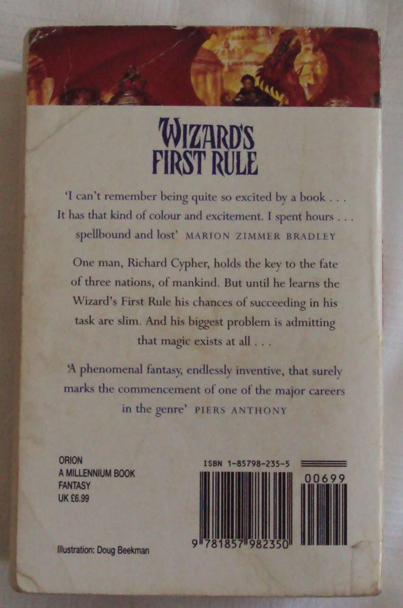 Wizards first Rule terry Goodkins