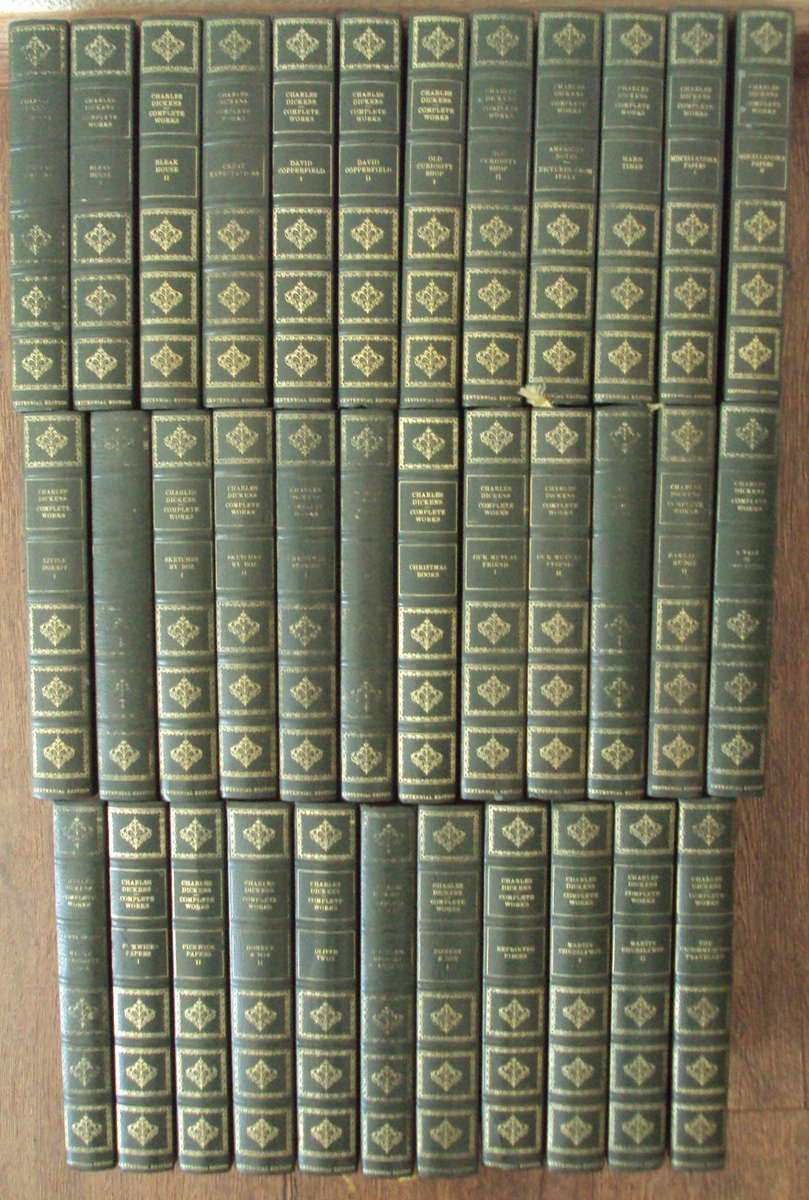 Charles Dickens The Complete Works of Charles Dickens Heron Centennial Edition - 35 Volumes