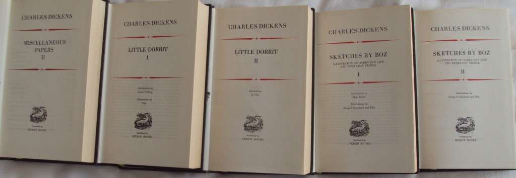 Charles Dickens The Complete Works of Charles Dickens Heron Centennial Edition - 35 Volumes