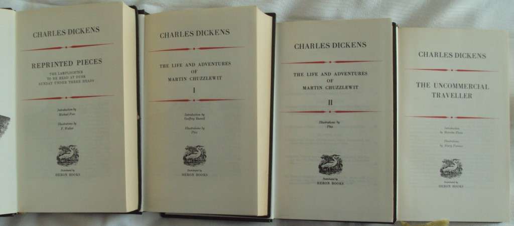 Charles Dickens The Complete Works of Charles Dickens Heron Centennial Edition - 35 Volumes