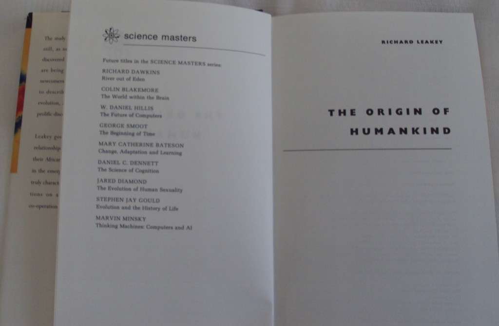The Origin of Humankind Richard Leakey