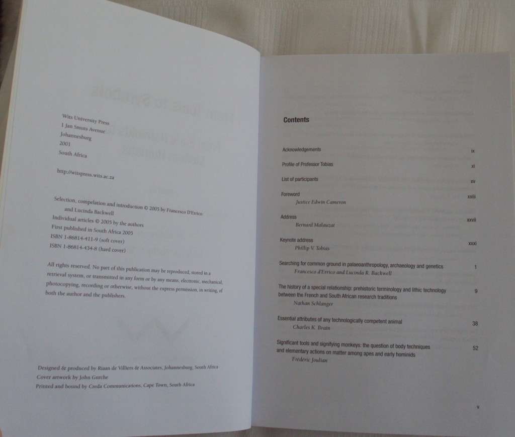 From Tools to Symbols From Early Hominids to Modern Humans