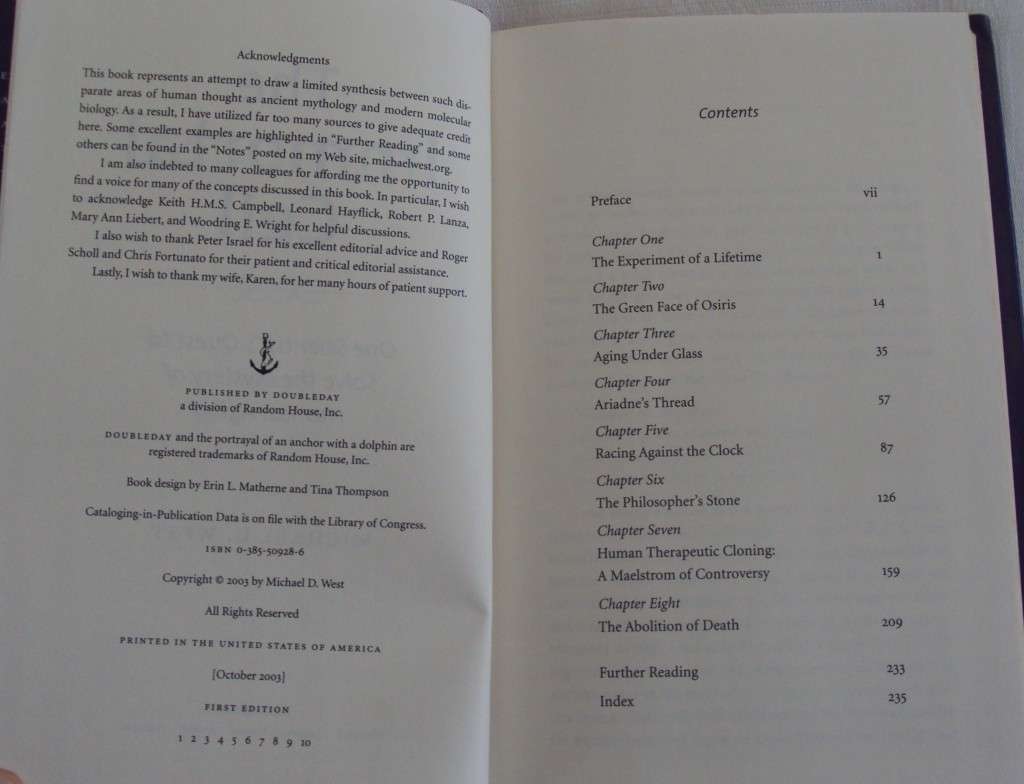 The Immortal Cell Michael D West