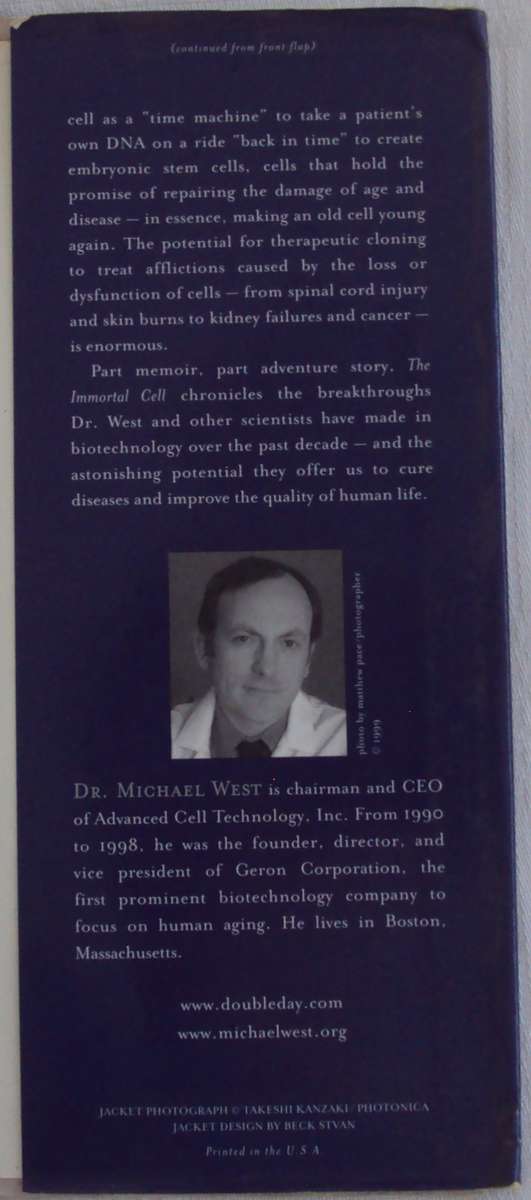 The Immortal Cell Michael D West