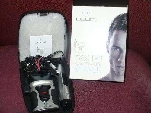 DQUIP TRAVEL KIT Nose Trimmer & Shaver NEVER USED