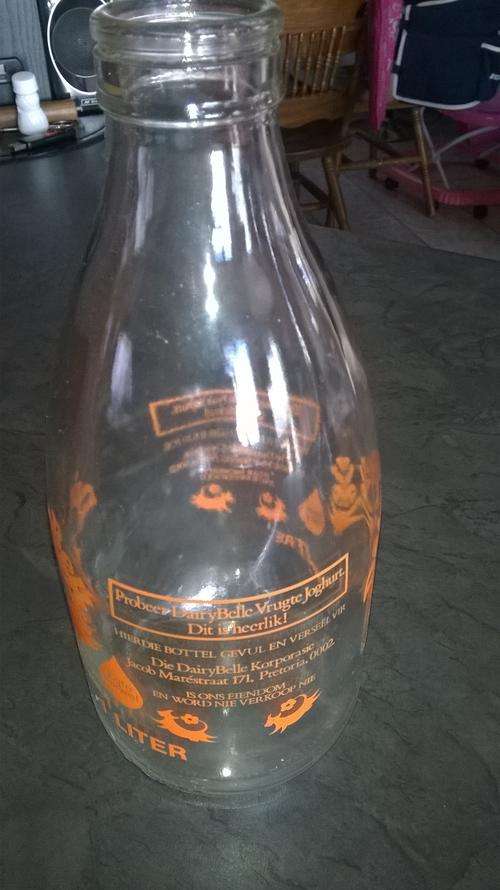 WOW!!! REAL NOSTALGIC!!! WHO REMEMBERS THIS? DAIRY BELLE MILK BOTTLE!!!