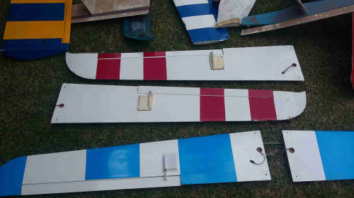 whole collection of aeroplanes