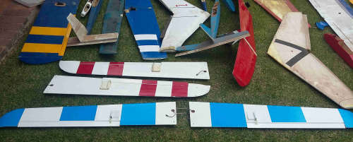 whole collection of aeroplanes