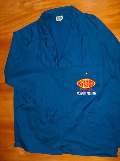 Reduced - Santon workwear overall  jacket with GUD logo Chest 48/122