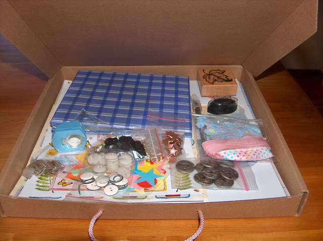 Scrapbooking hamper - not a surprise - contents detailed below!!
