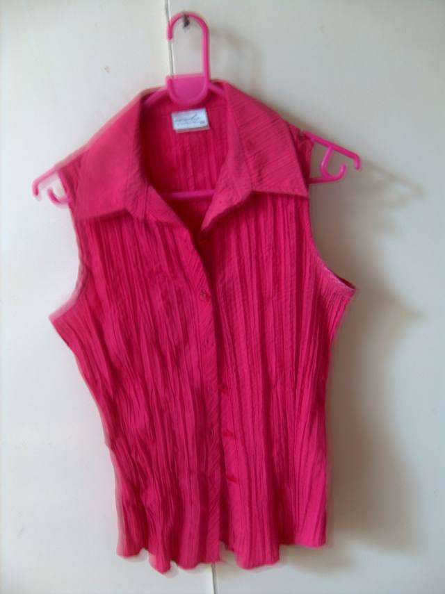 Pink miladys sleeveless blouse Size 36