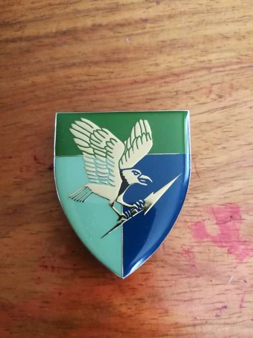 SA Army -   5 Signal  Regt - Shoulder Flash (proposed) -   all pins intact