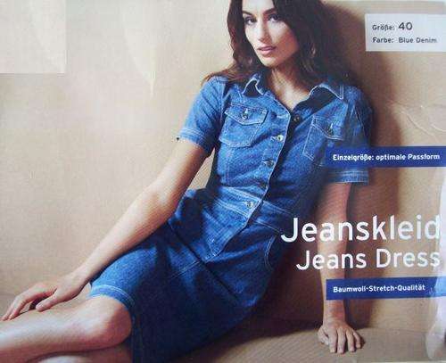 Trendy Denim Dress. Size 36