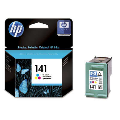 HP Original 141 Tri Colour Ink Cartridge