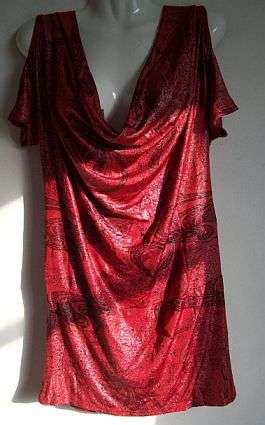 Flowy Maroon Dress. Size 38
