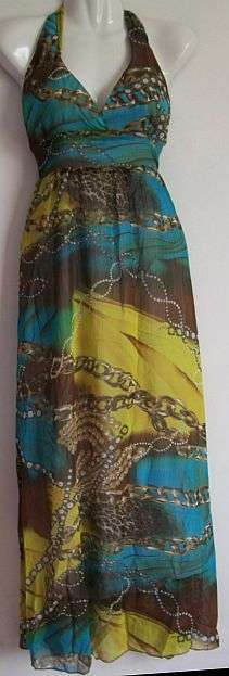 Floral Halter Dress. Size 36/38