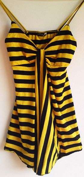 Striped Yellow Top. Size 36
