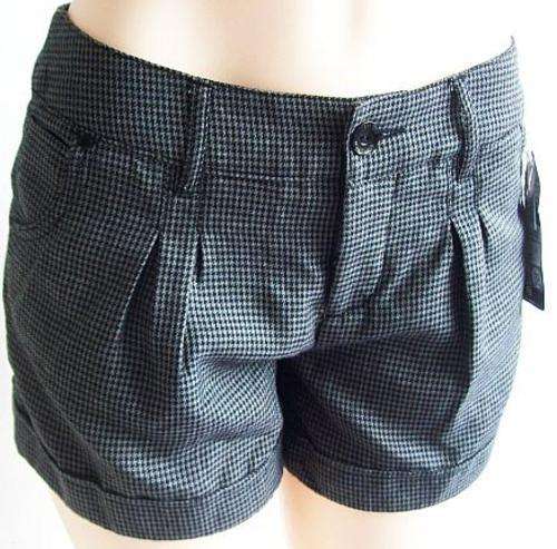 Check Mini Shorts. Size 34
