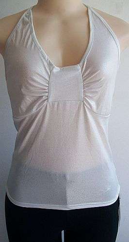 White Strapy Top - Size 32 - 34