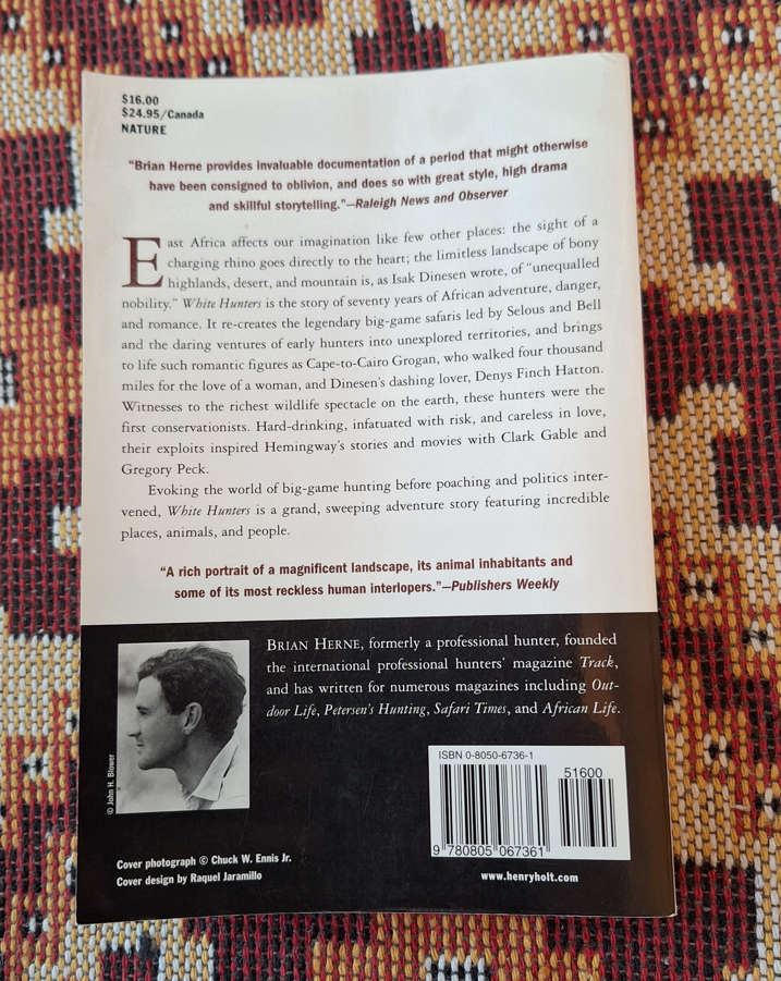 White Hunters The Golden Age of African Safaris by Brian Herne