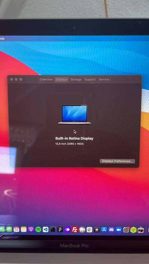 MacBook Pro touchbar