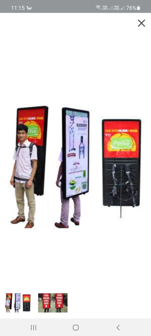 led advertising board