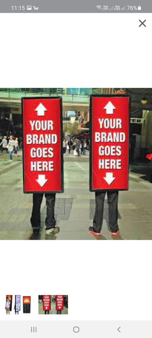 led advertising board