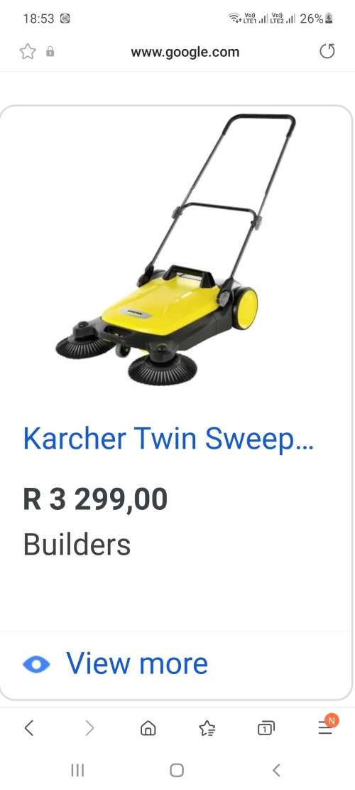 Karcher s650 sweeper