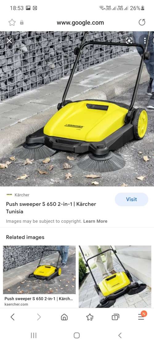 Karcher s650 sweeper