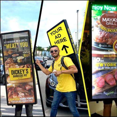 led advertising board