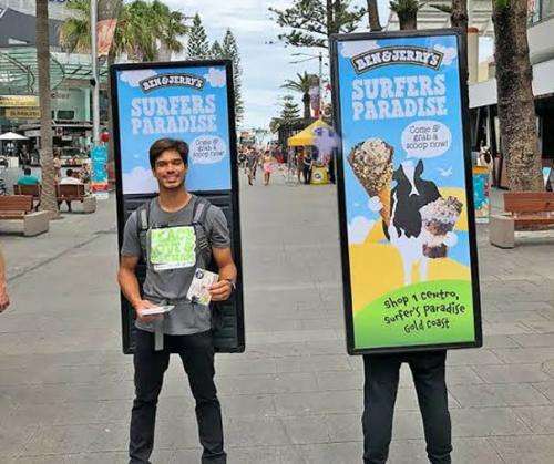 led advertising board