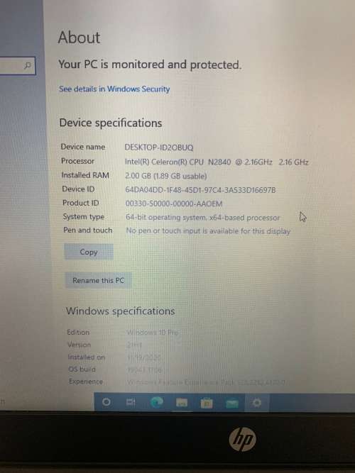 HP Stream Pro G1 - LAPTOP - Grade A ~ Like New ~ FREE Shipping