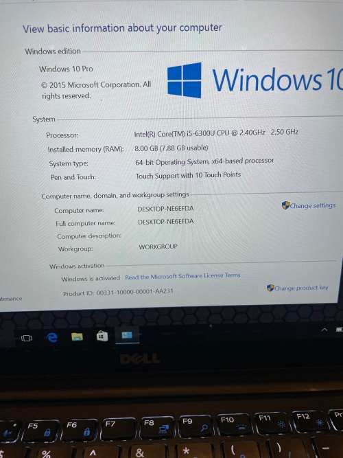 Dell Latitude 7480 - Intel Core i5 - 8GB RAM - 256GB SSD - Touchscreen - Grade B ~FREE Shipping