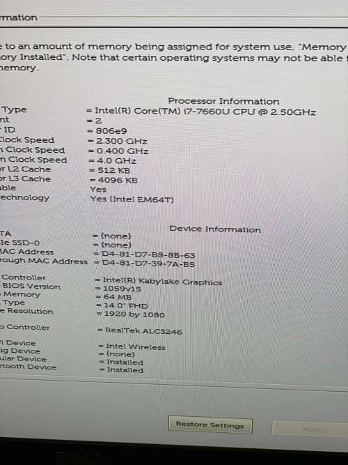 Dell Latitude Laptop E7480 - Intel Core i7 - 16GB RAM - 1TB SSD ~Grade A ~FREE 64GB Memory Stick