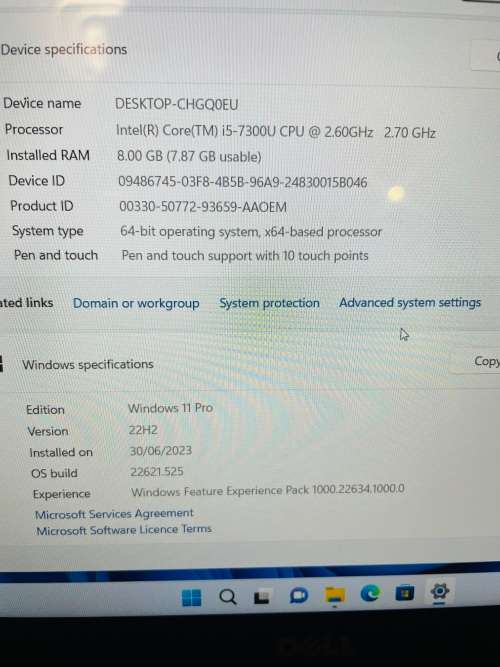 Dell Latitude 5289 2-in-1 FHD Touch Laptop PC - Intel Core i5-7300U 2.6GHz 8GB 256GB SSD
