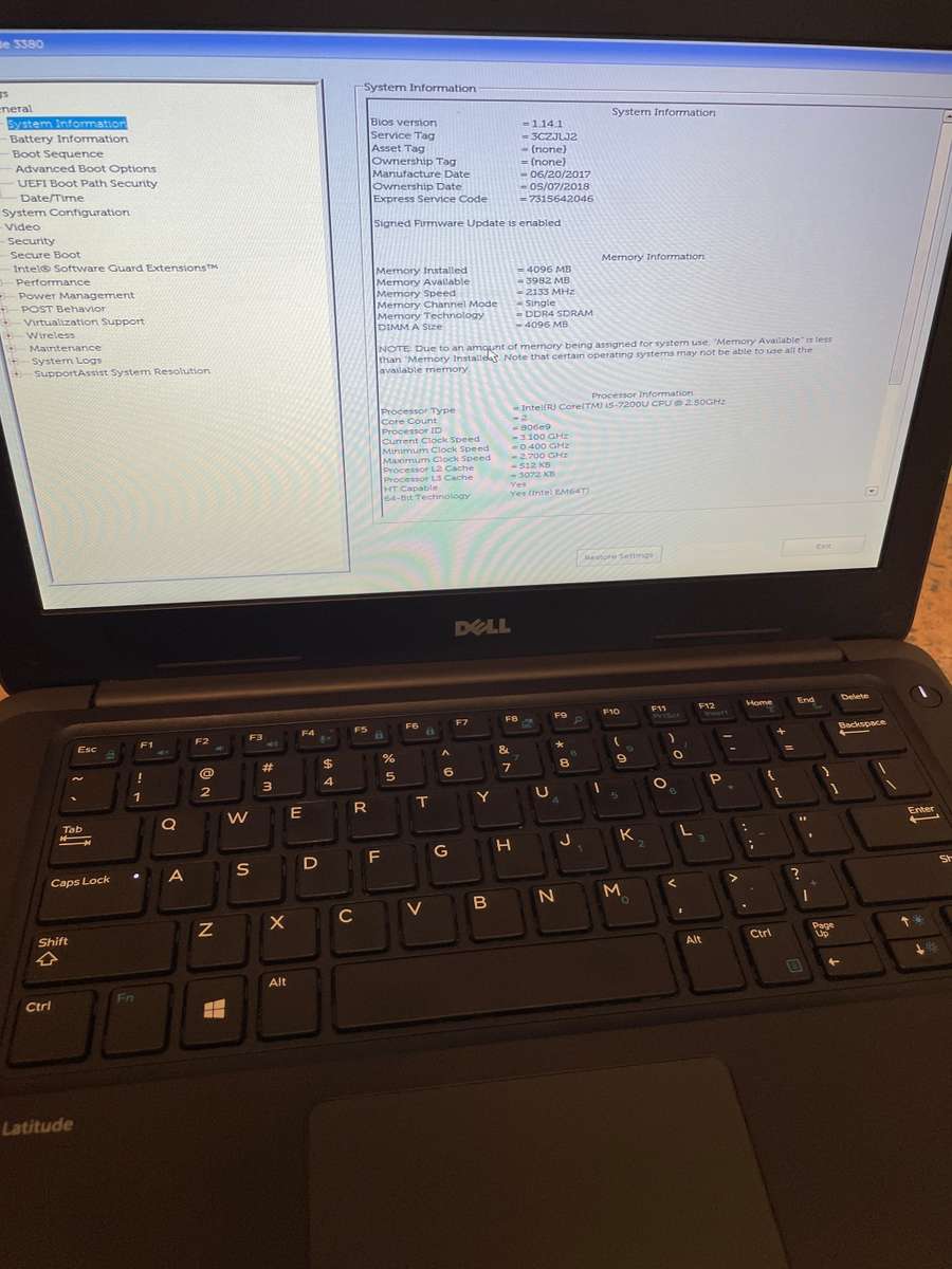 Dell Latitude 3380 Laptop - Intel Core i5 7th Gen 8GB RAM - 256GB SSD Windows 11 & Office 2021