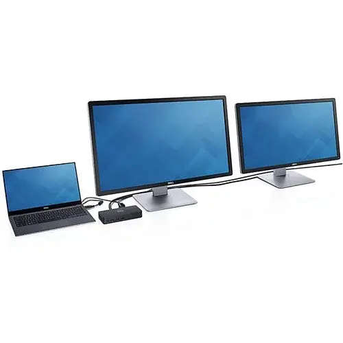 Dell D1000 Universal Dock USB 3.0 Full HD Dual Video Docking Station + Dell 65W Power Adapter