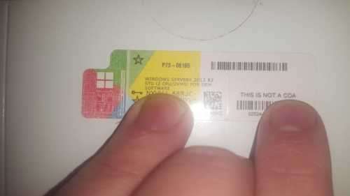 Server 2012 R2 Standard Key 64bit ONLY THE KEY NO DVD