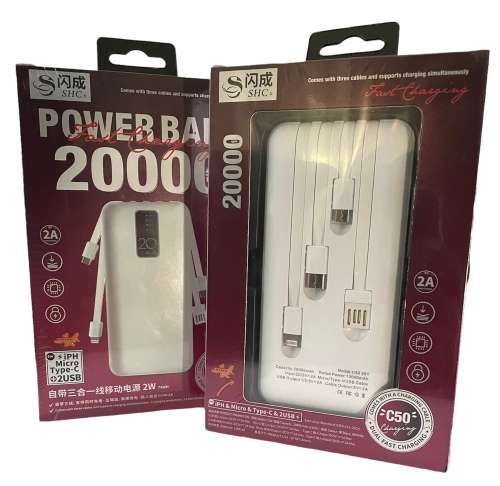 Power Bank 20000mAh Fast Charging