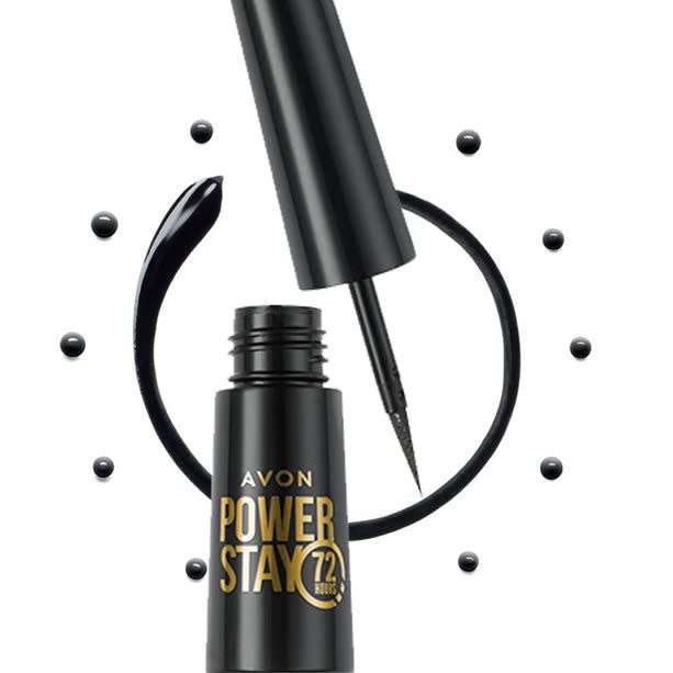 Avon True Power Stay 72-Hour Liquid Brow Tint Shade: Soft Black 2.5ml