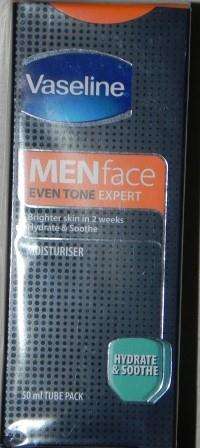 VASELINE MEN FACE EVEN TONE EXPERT MOISTURISER