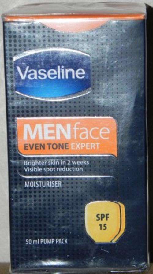 VASELINE MEN FACE EVEN TONE EXPERT SPF 15