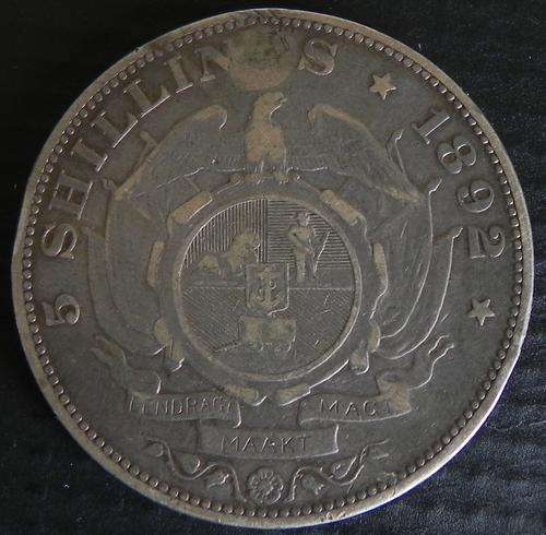 RARE AND BEAUITFUL 1892 5 SHILLING
