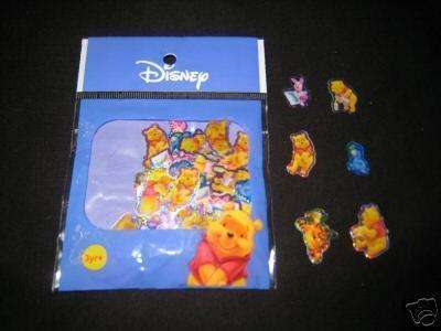 12 PACKETS DISNEY STICKERS POOH AND FRIENDS