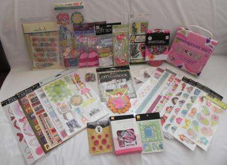 WHOLESALE LOT OF SCRAPBOOKING ITEMS FREE POSTAGE