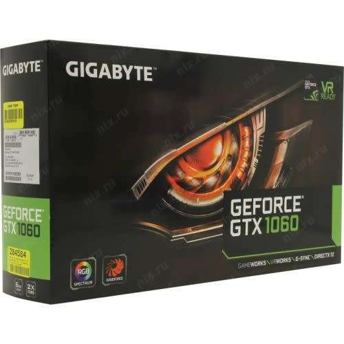 Nvidia GeForce Gtx 1060 6 GB as new
