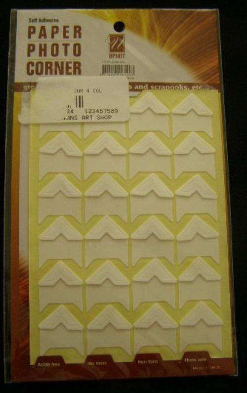 Paper photo corners