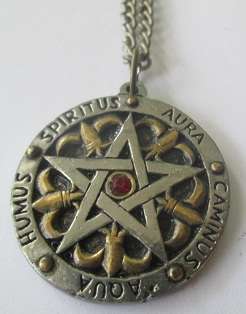 Pentacle pendant (including chain)